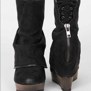 Not Rated black booties never Worn